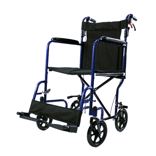 Fauteuil roulant pliant d'hôpital en acier